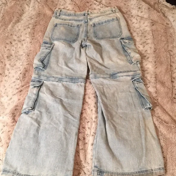 PacSun 90’s Baggy Cargo Zip Off Jeans - Picture 8 of 14